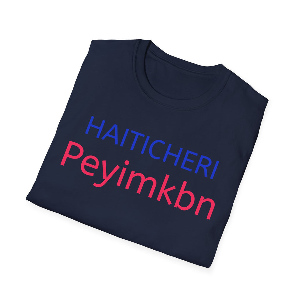 T-Shirt — HAITICHERI Peyimkbn Minimal Text Graphic