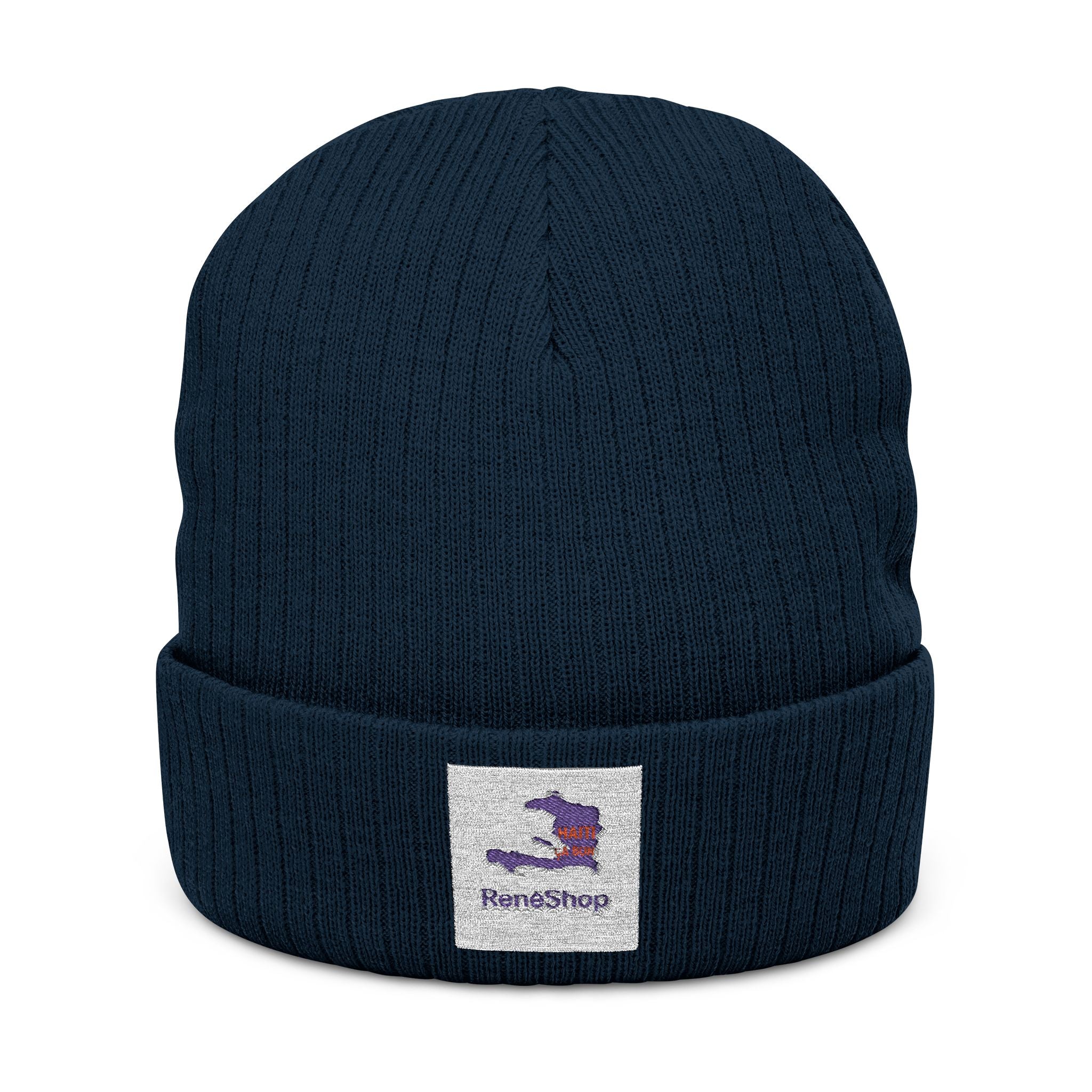 Ribbed Knit Beanie (Embroidery)