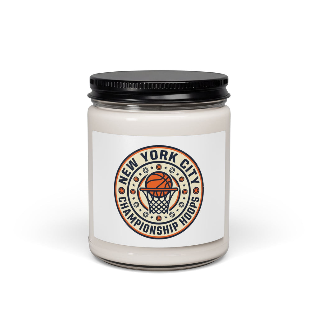 New York City Basketball Logo Candle, Soy Jar | NY Basketball Pride