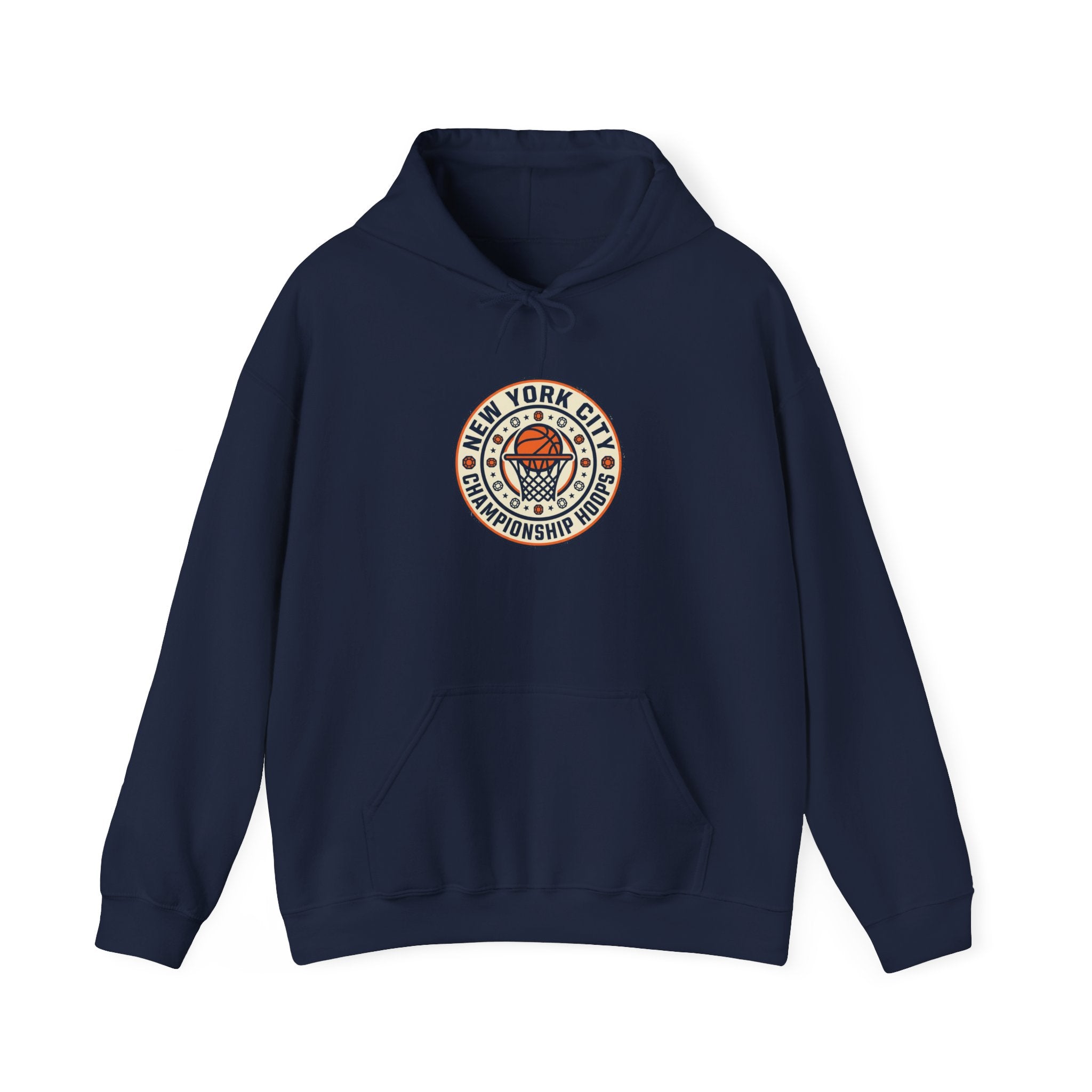 New York City Basketball Crest Hoodie | NY Basketball Streetwear