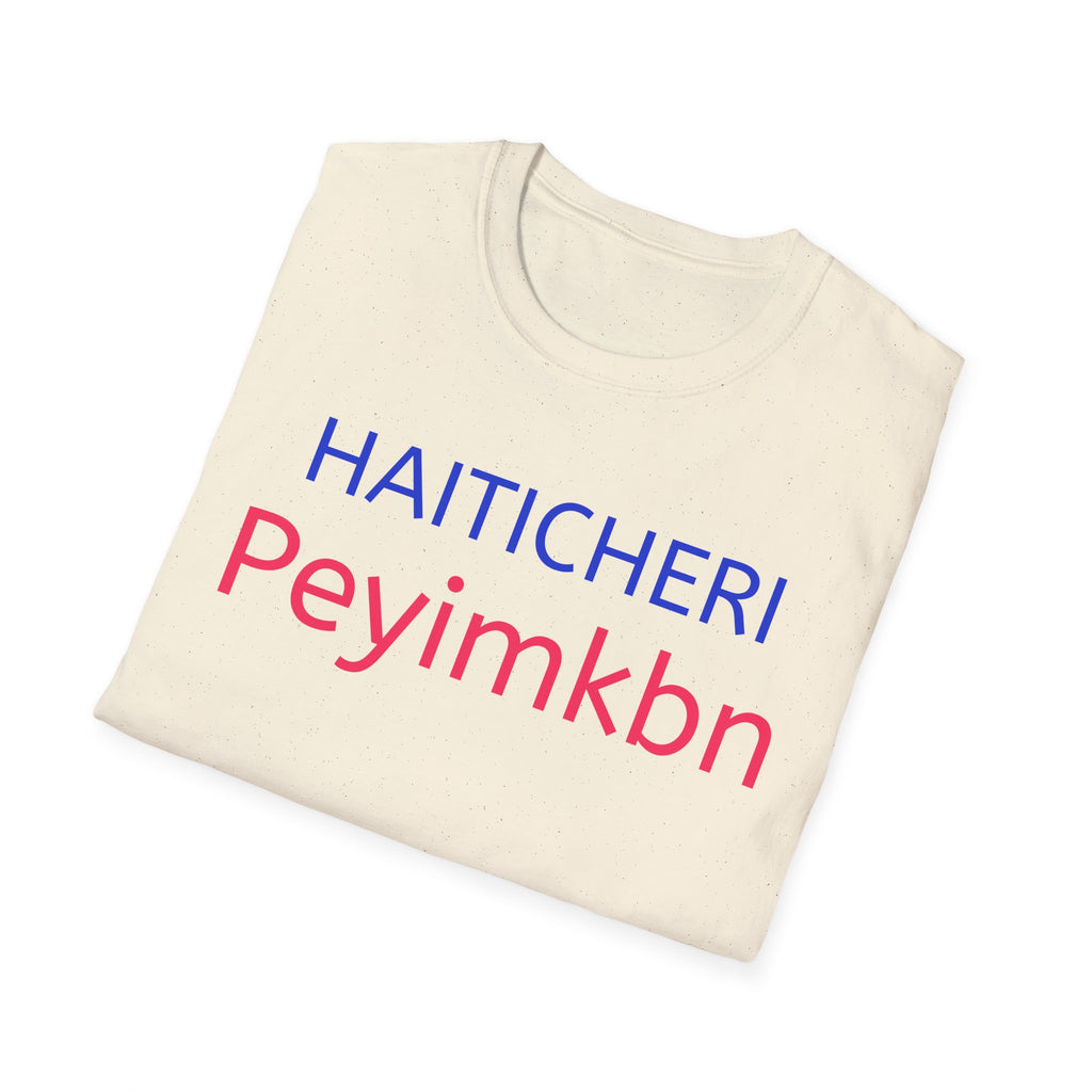 T-Shirt — HAITICHERI Peyimkbn Minimal Text Graphic
