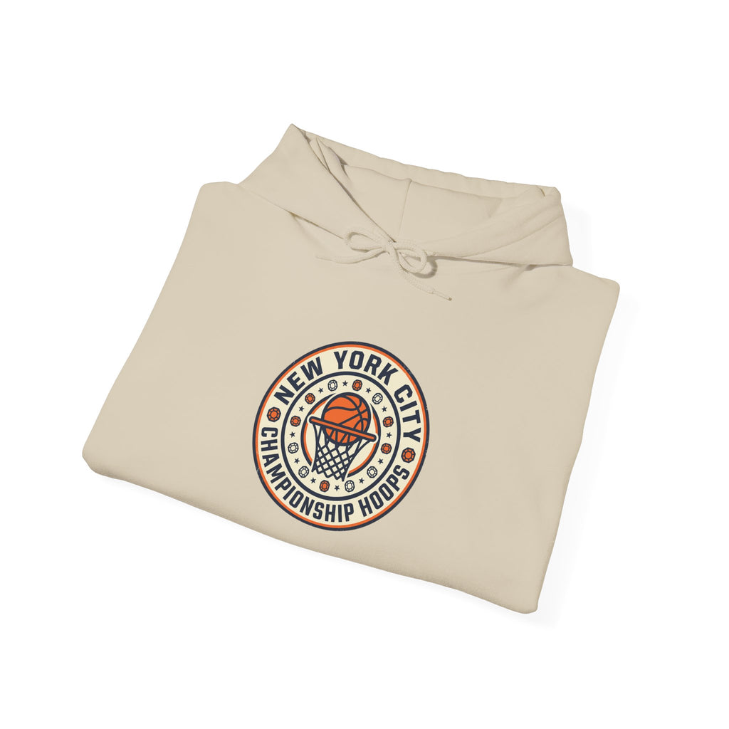 New York City Basketball Crest Hoodie | NY Basketball Streetwear