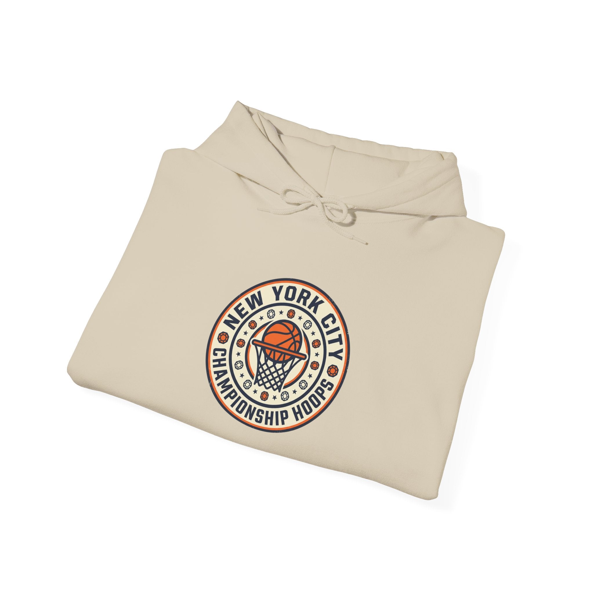 New York City Basketball Crest Hoodie | NY Basketball Streetwear