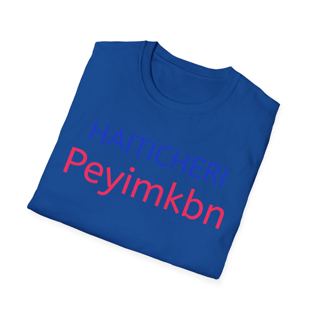 T-Shirt — HAITICHERI Peyimkbn Minimal Text Graphic