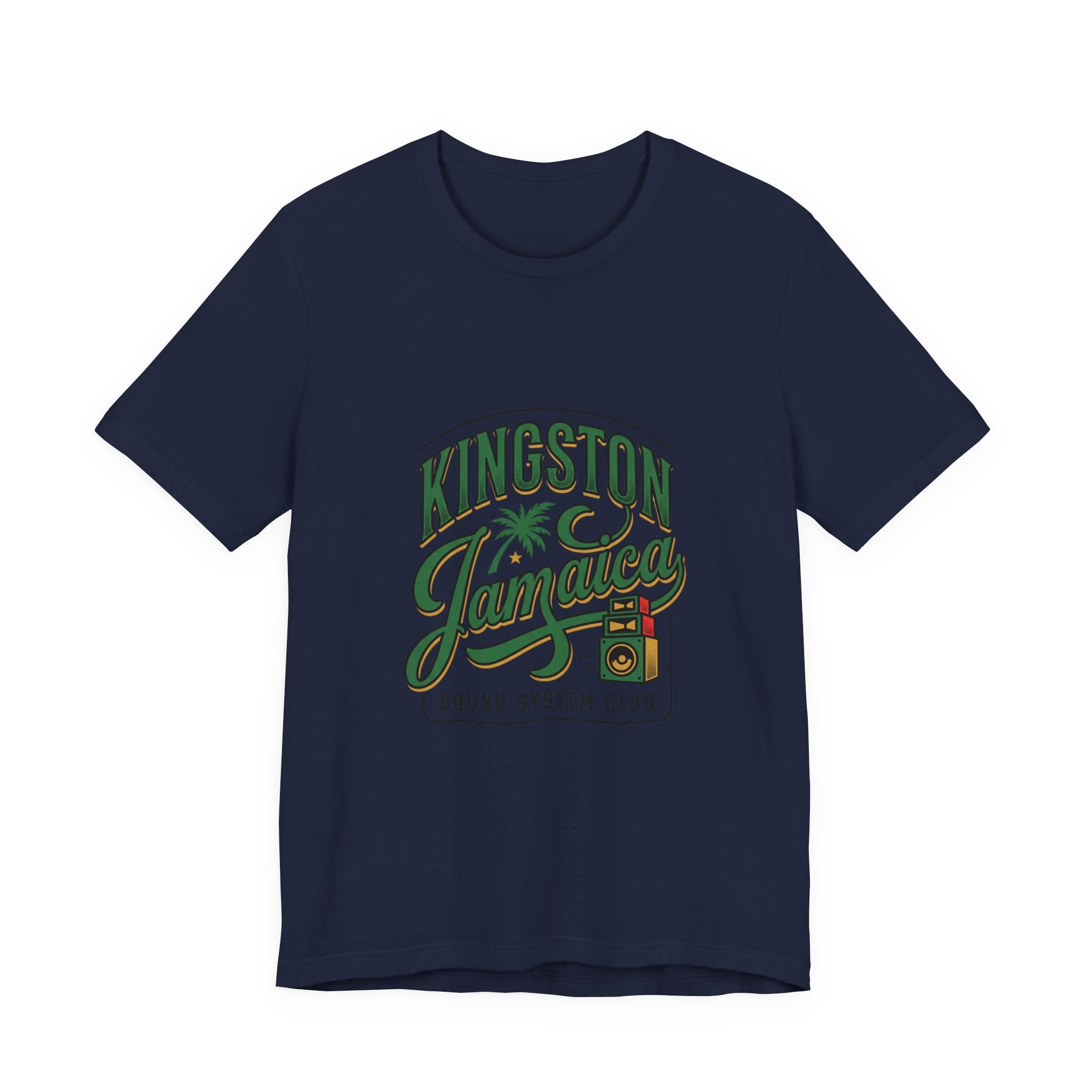 Kingston Jamaica Vintage Sound System Tee | Caribbean Heritage, Retro Island Pride