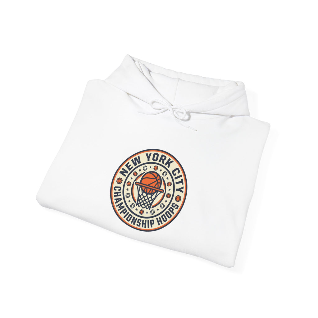 New York City Basketball Crest Hoodie | NY Basketball Streetwear