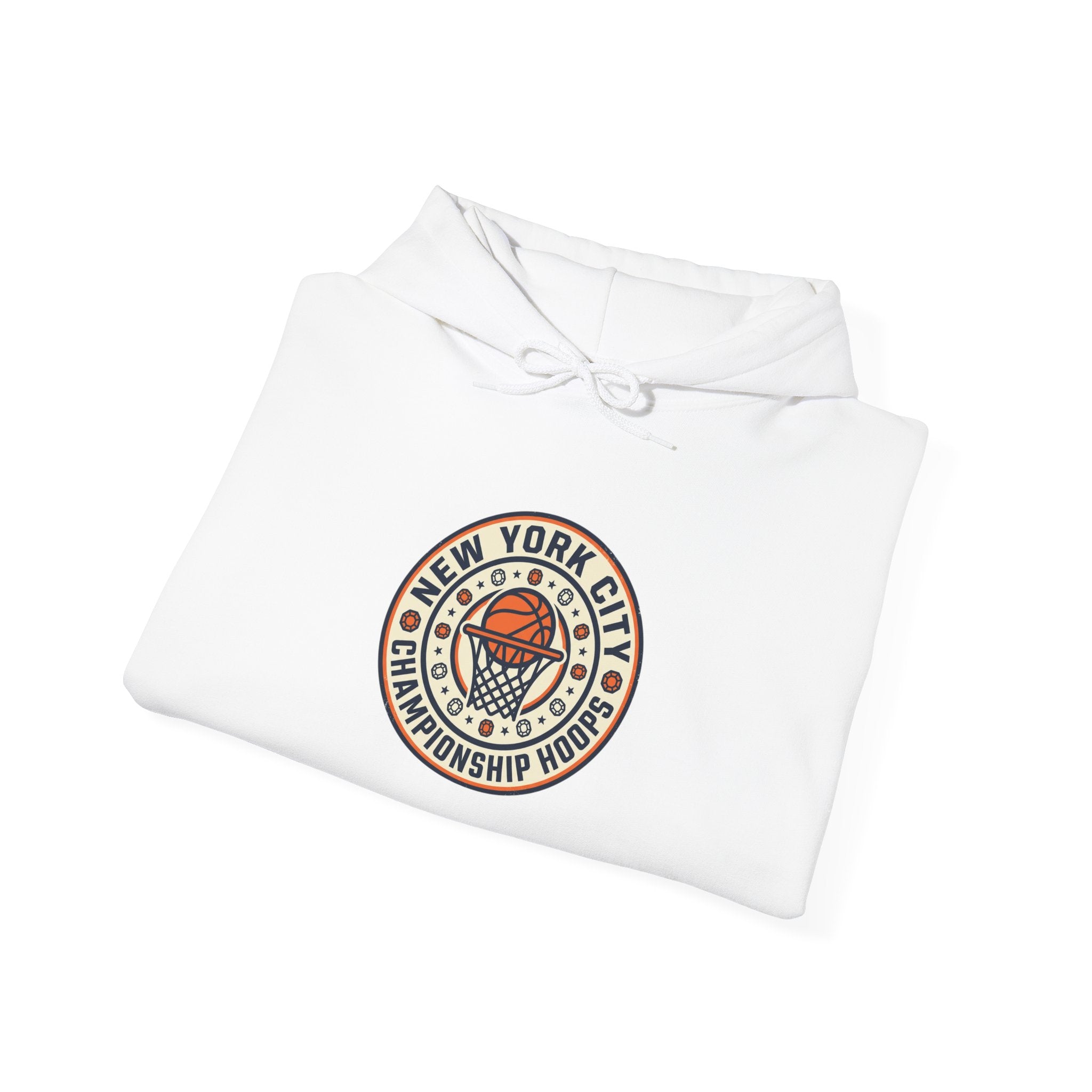 New York City Basketball Crest Hoodie | NY Basketball Streetwear