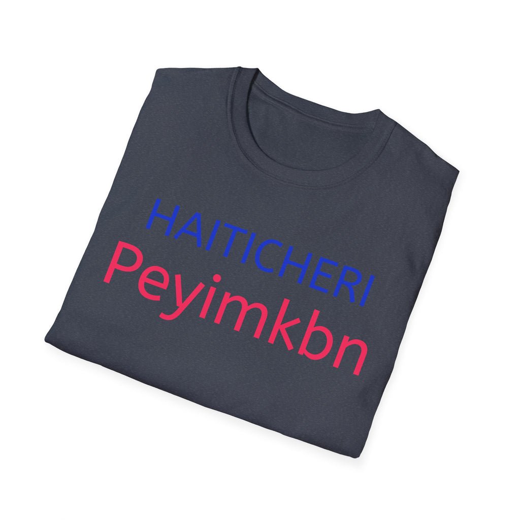 T-Shirt — HAITICHERI Peyimkbn Minimal Text Graphic