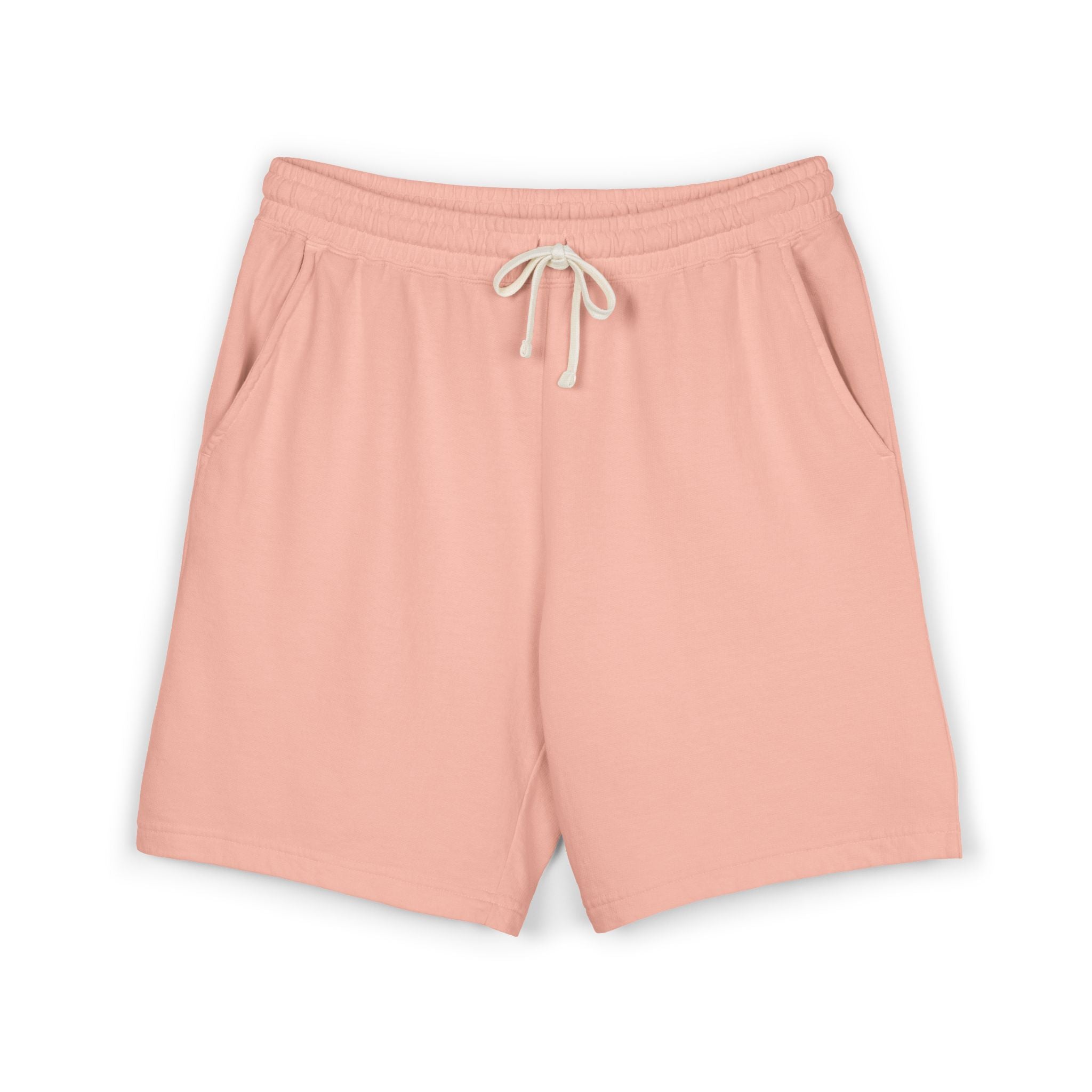 Lightweight Garment-Dyed Fleece Sweat Shorts — Casual Lounge & Athletic Wear