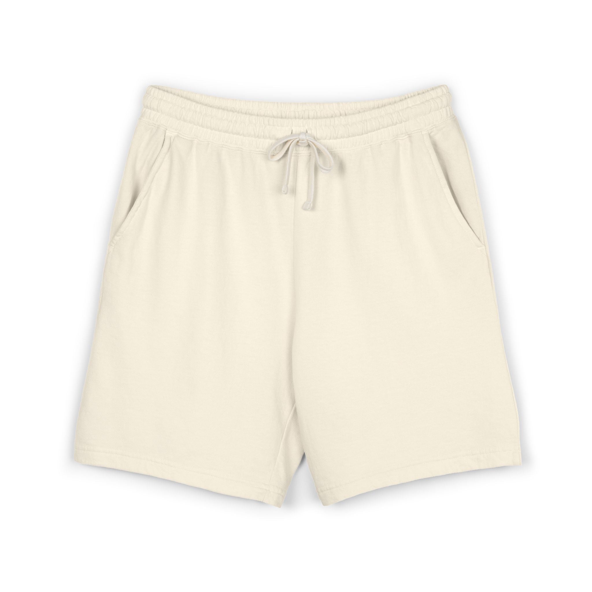 Lightweight Garment-Dyed Fleece Sweat Shorts — Casual Lounge & Athletic Wear