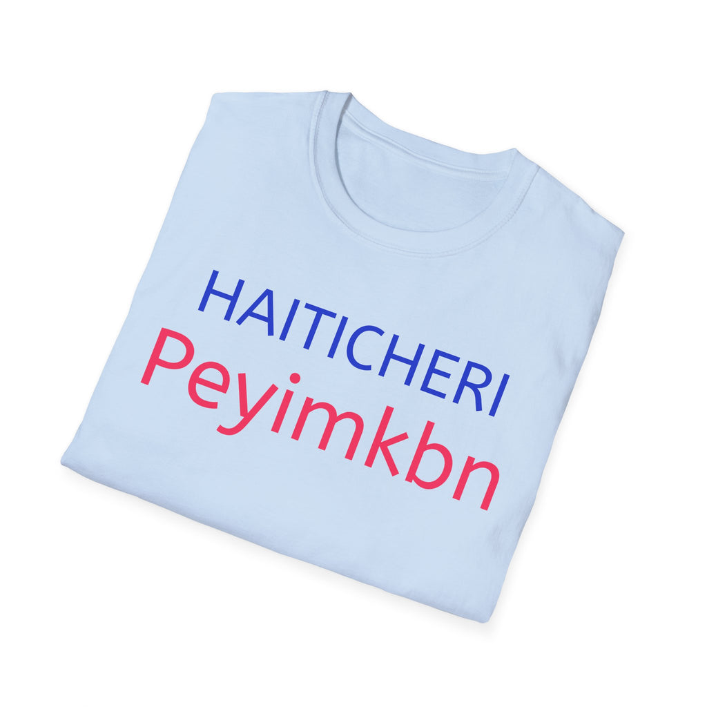 T-Shirt — HAITICHERI Peyimkbn Minimal Text Graphic