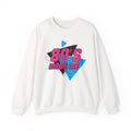 80's Made Me Crewneck Sweatshirt — Retro 1980s Retro Pop Graphic Pullover