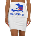 Haiti Map 'Haiti Ça Bon' Women's Pencil Skirt — RenéShop Graphic