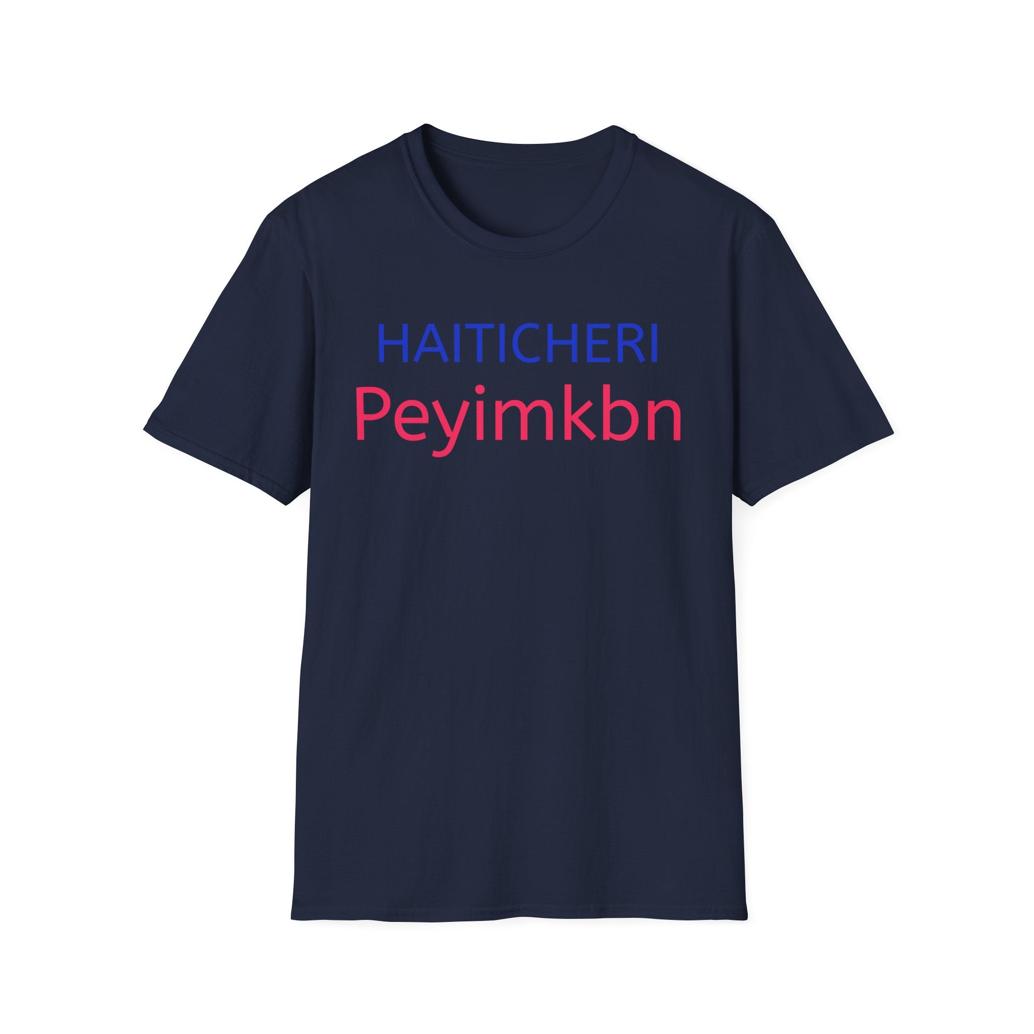 T-Shirt — HAITICHERI Peyimkbn Minimal Text Graphic