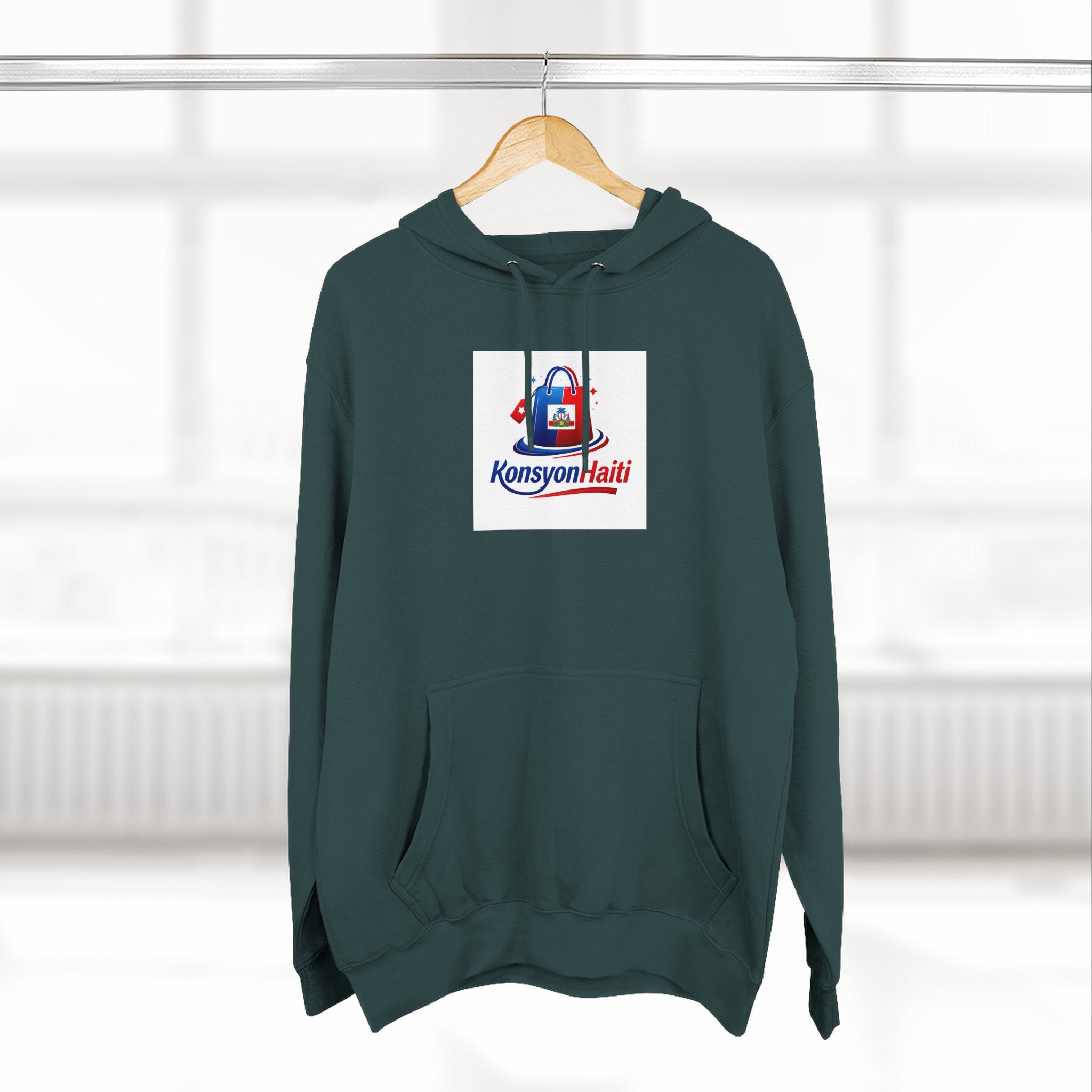 Hoodie — Kònsyon Ayiti Logo Fleece Pullover