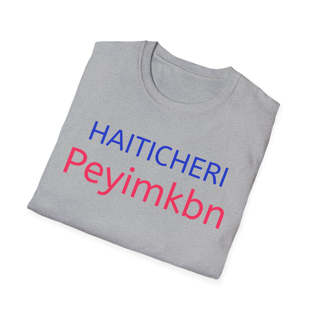 T-Shirt — HAITICHERI Peyimkbn Minimal Text Graphic