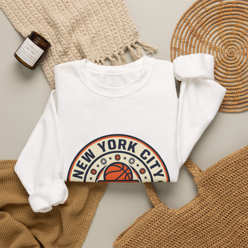 New York City Basketball Crest Sweatshirt | City Pride Streetwear
