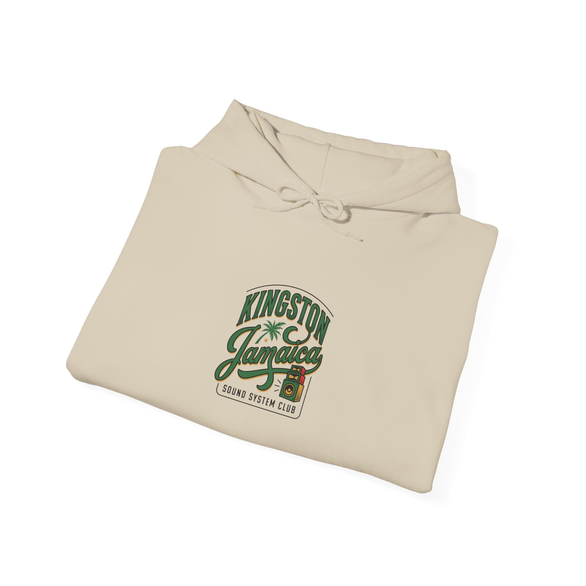 Kingston Jamaica vintage postcard Hoodie | Caribbean heritage, island pride