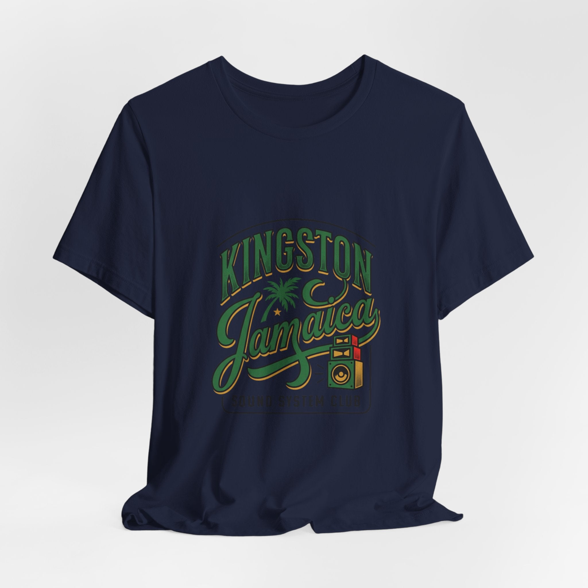Kingston Jamaica Vintage Sound System Tee | Caribbean Heritage, Retro Island Pride