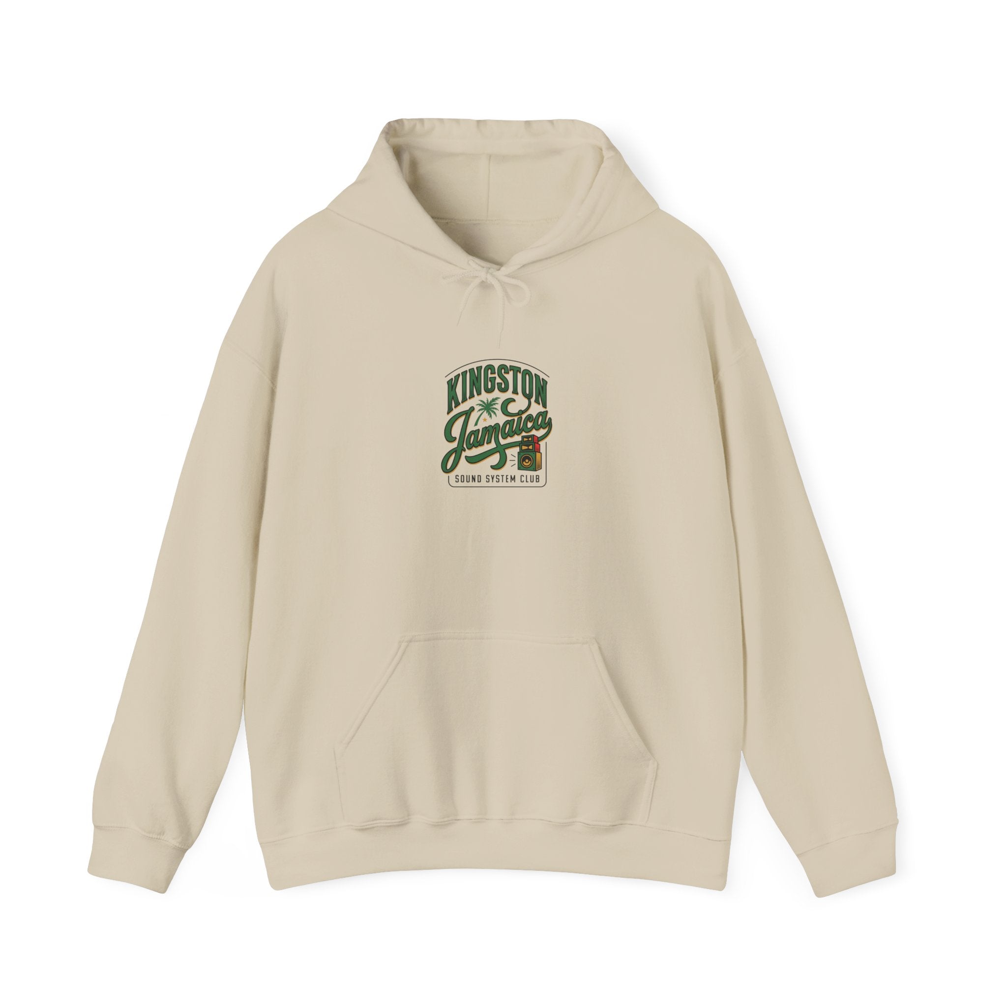 Kingston Jamaica vintage postcard Hoodie | Caribbean heritage, island pride