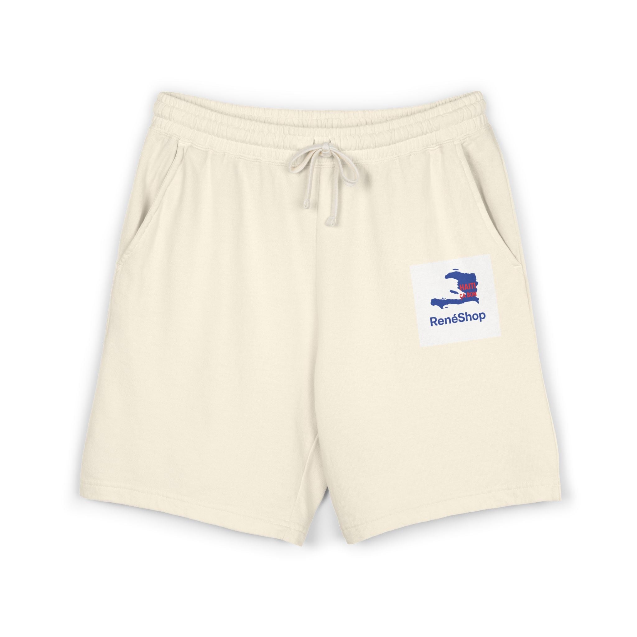 Lightweight Fleece Sweat Shorts – Minimal Logo Casual Lounge Shorts