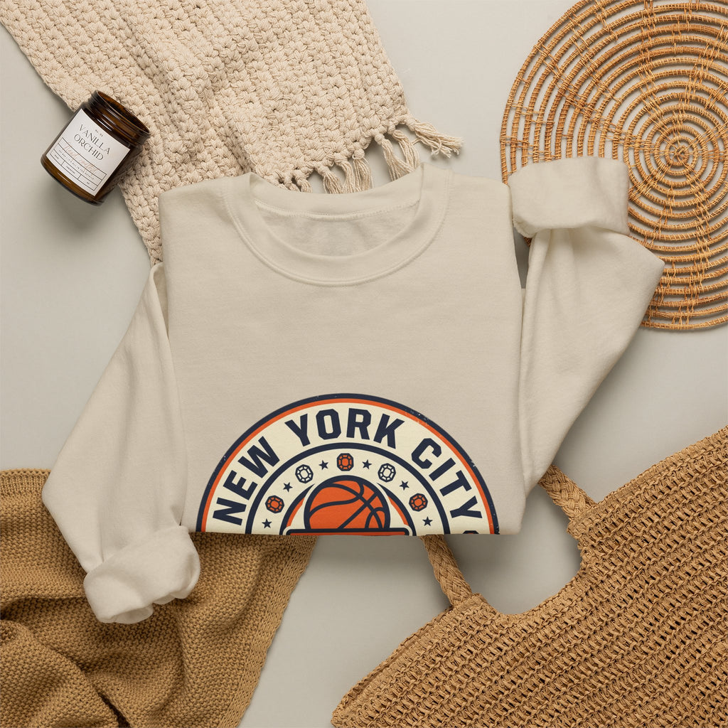New York City Basketball Crest Sweatshirt | City Pride Streetwear