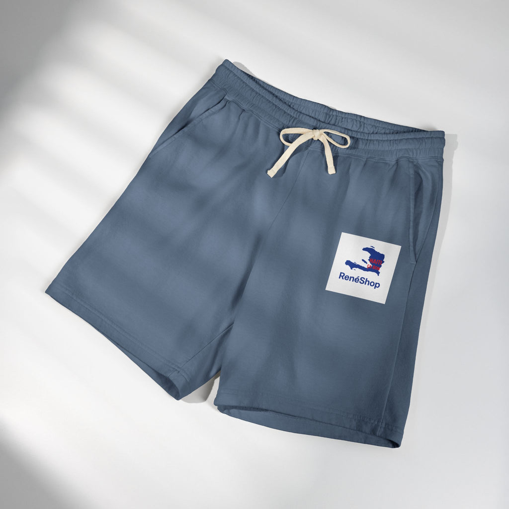 Lightweight Fleece Sweat Shorts – Minimal Logo Casual Lounge Shorts
