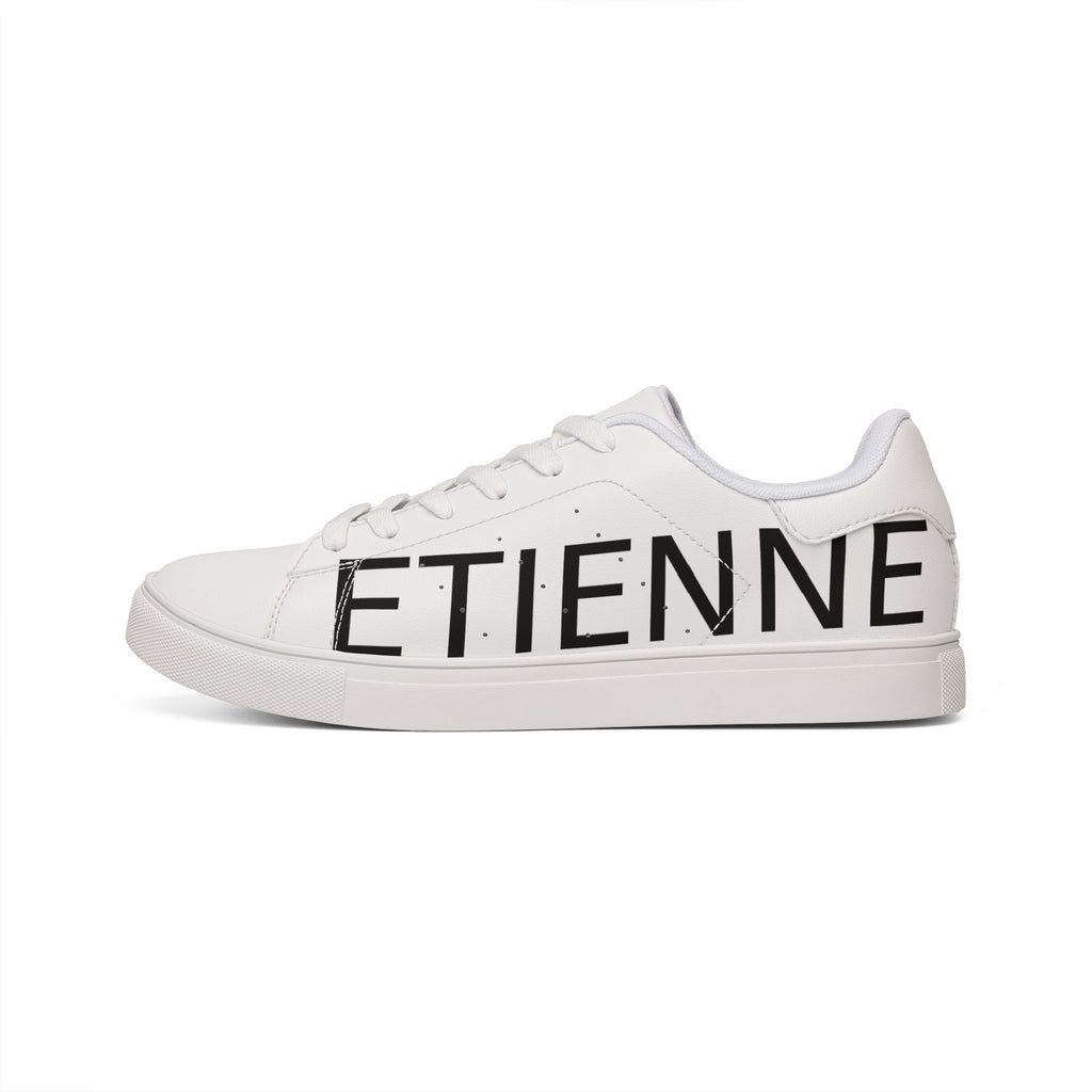 Leather Low-Top Sneakers — Bold "ETIENNE" Side Logo
